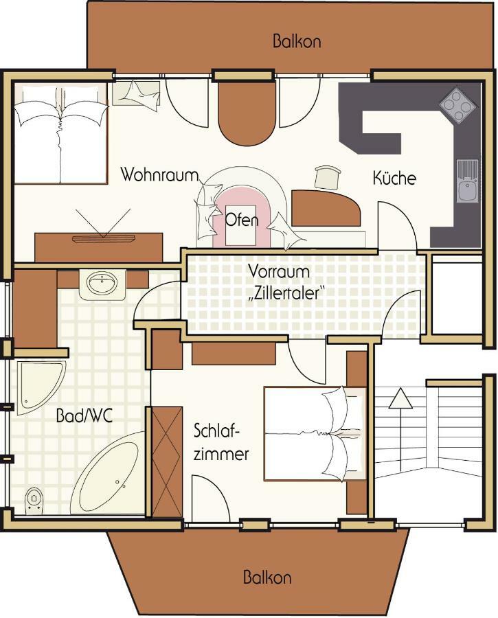Apartmán Hauser Zell am Ziller